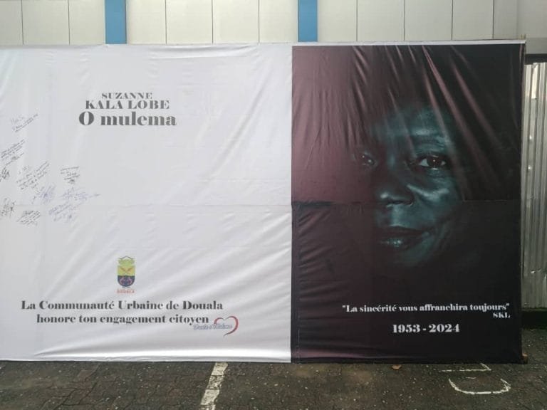 La ville de Douala s’incline devant la mémoire de Suzanne Kala Lobè