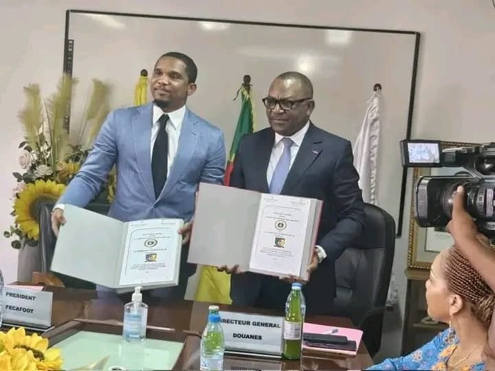 Signature de partenariat entre la FECAFOOT et la Direction Générale des Douanes