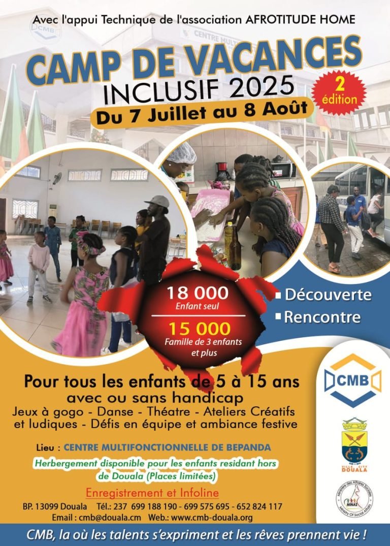 Vacances inclusives : le CMB se déploie pour que la pluie n’efface pas les droits des enfants